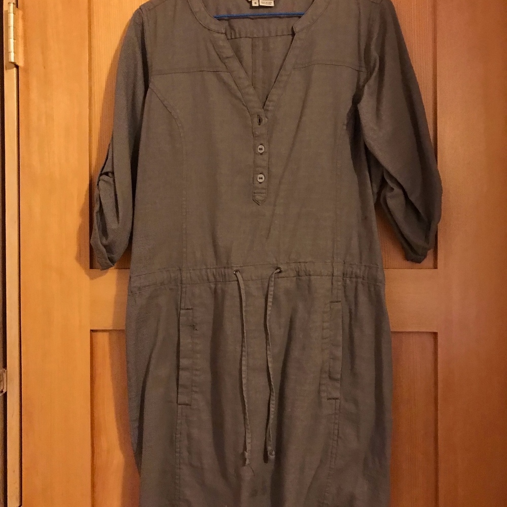 Boring little beige dress